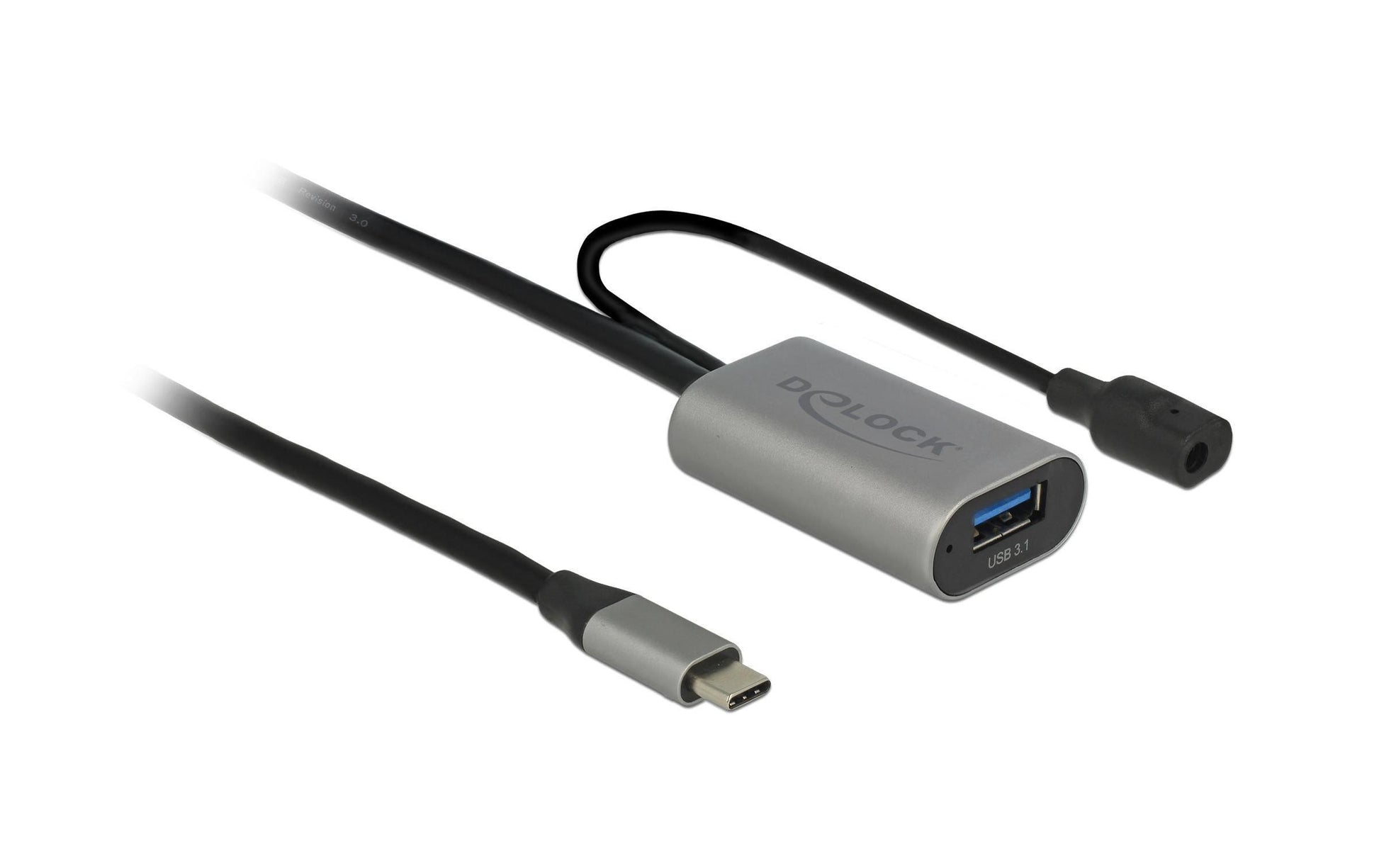 DeLOCK USB-C auf USB-A Verlängerungskabel (Stecker auf Buchse) – USB 3.2 Gen 1 (5 Gbit/s) – 5 m – aktiv