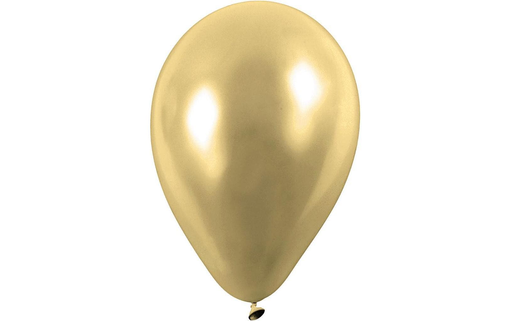 Creativ Company Luftballons Uni – Gold – Ø 23 cm – Latex – 8 Stk