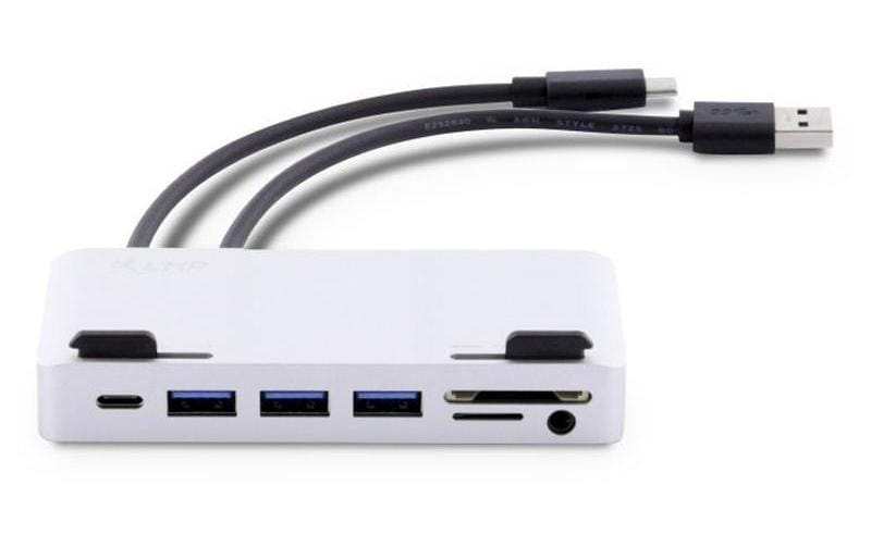LMP Attach USB-Hub – USB-C, 3× USB-A, 1× USB-C, SD/microSD, 3,5 mm Audio, für Windows/Mac