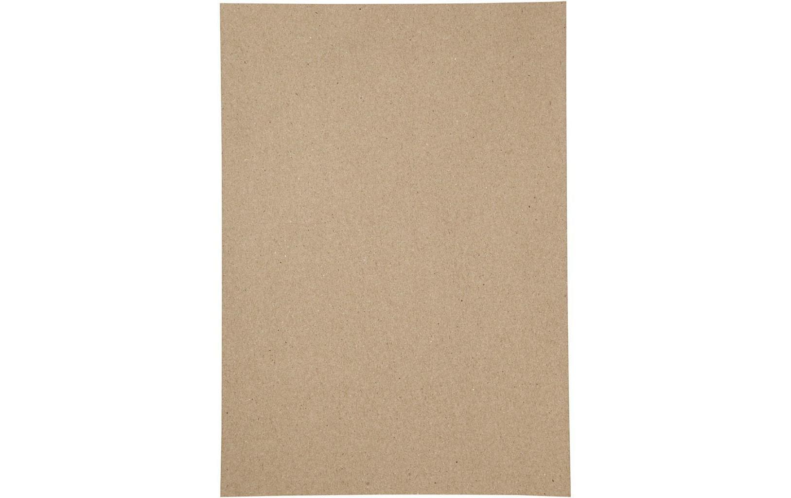 Creativ Company Bastelpapier – A4, braun, 120 g/m² – 20 Blatt, Kunstpapier