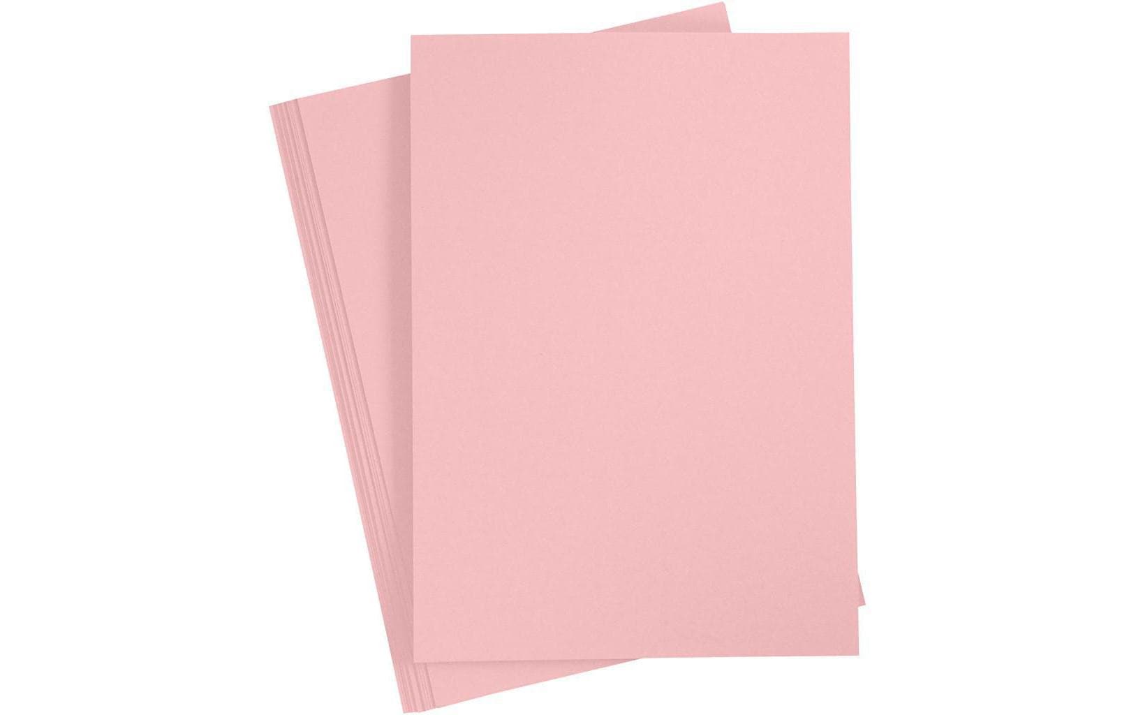 Creativ Company Bastelpapier – A4, Rosa, 70 g/m² – 20 Blatt