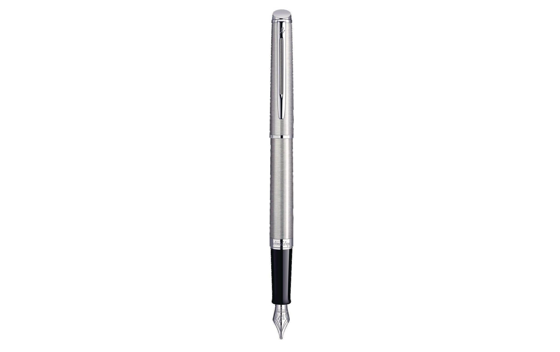 Waterman Hémisphère – Federspitze M – für Rechts- & Linkshänder – Silber, Blau – Patronen