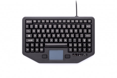 Gamber-Johnson Tastatur, beleuchtet, mit Touchpad