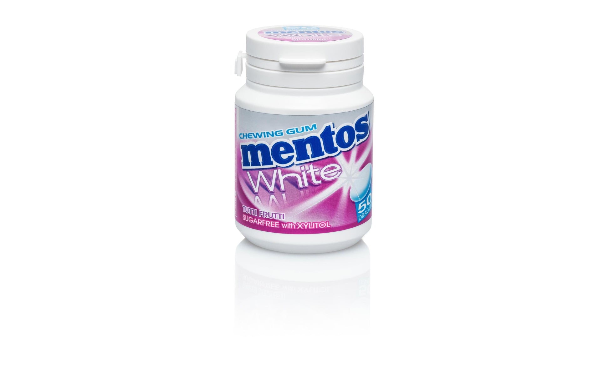 Mentos Kaugummi – White Tutti-Frutti, vegan – 75 g