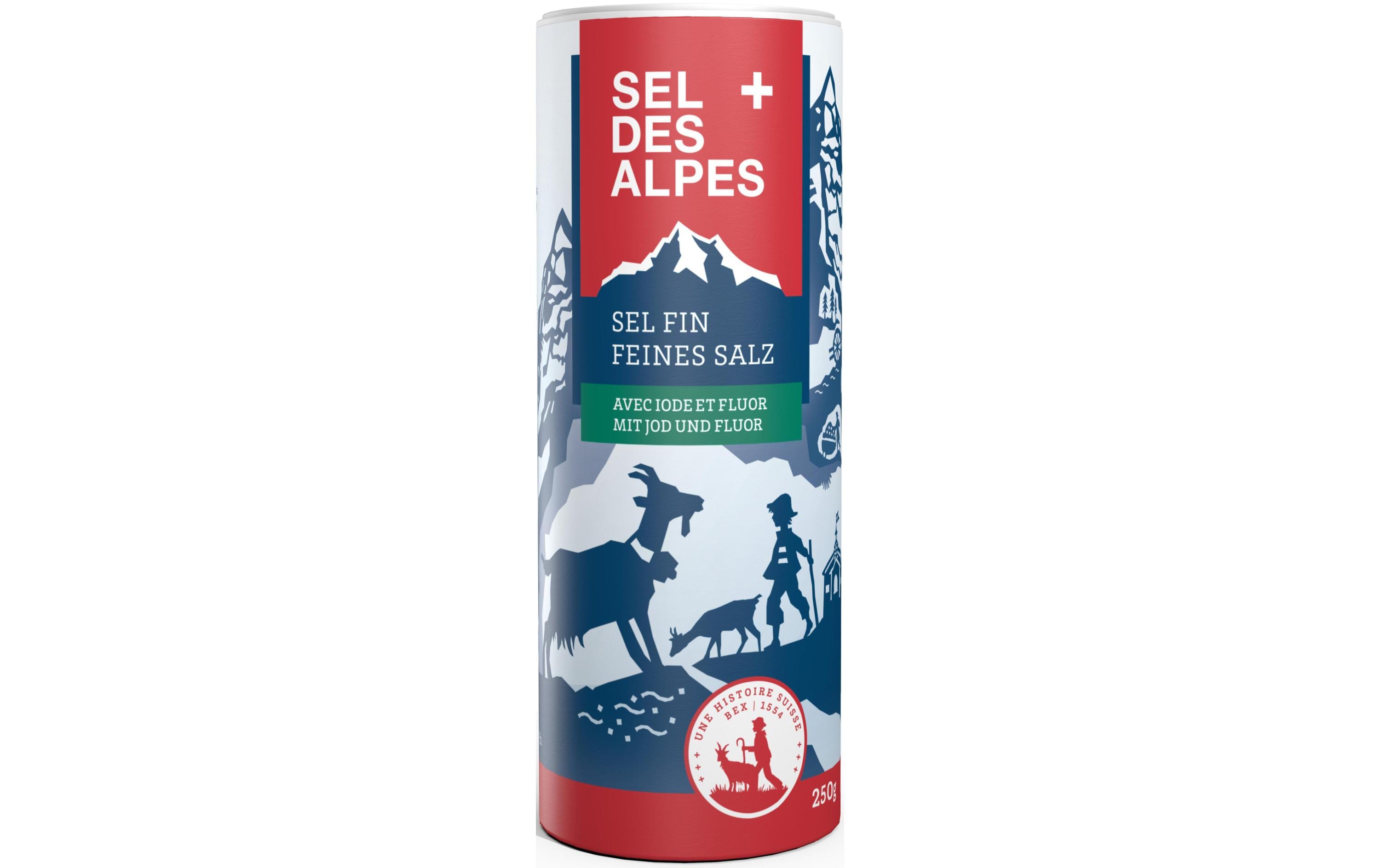 Schweizer Salinen Salz Sel des Alpes fein – 250 g