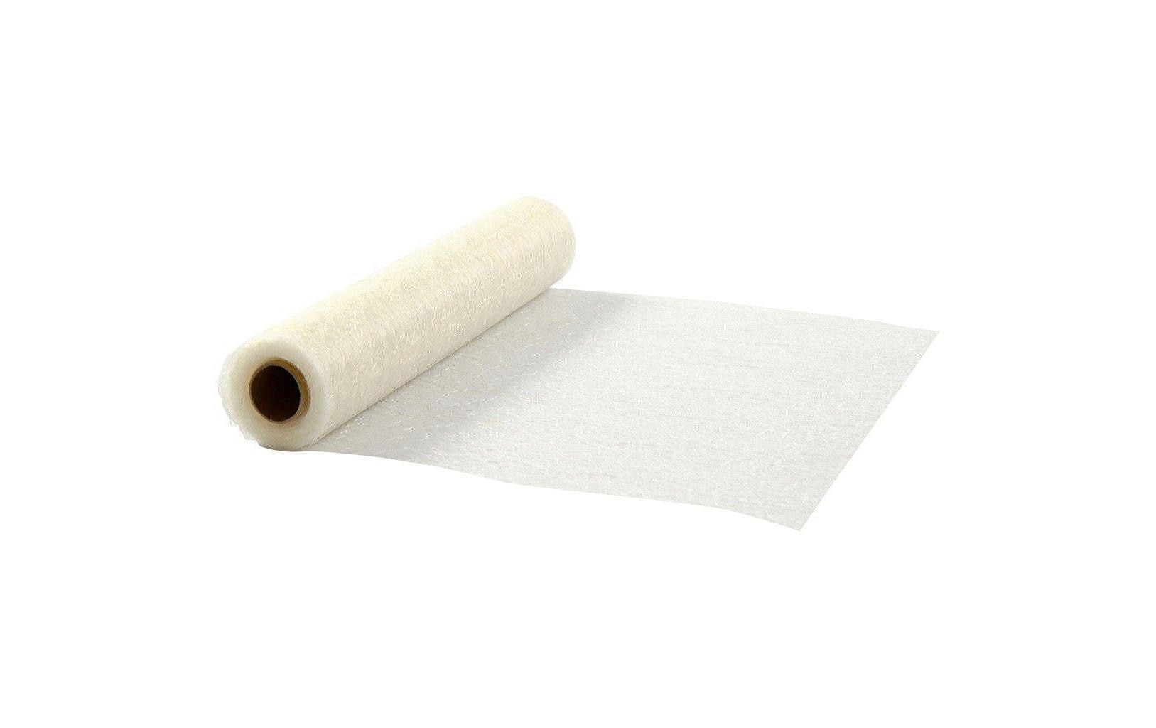 Creativ Company Tischläufer auf Rolle – 30 cm×10 m, Polypropylen (PP), Weiss