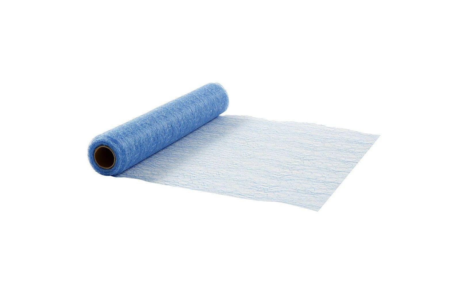 Creativ Company Tischläufer auf Rolle – 30 cm×10 m, Polyester, Blau