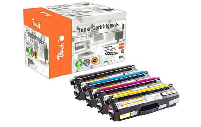 Peach Toner-Multipack TN-910 – BK/C/M/Y, 9000 Seiten – für Brother HLL 9310 / MFCL 9570