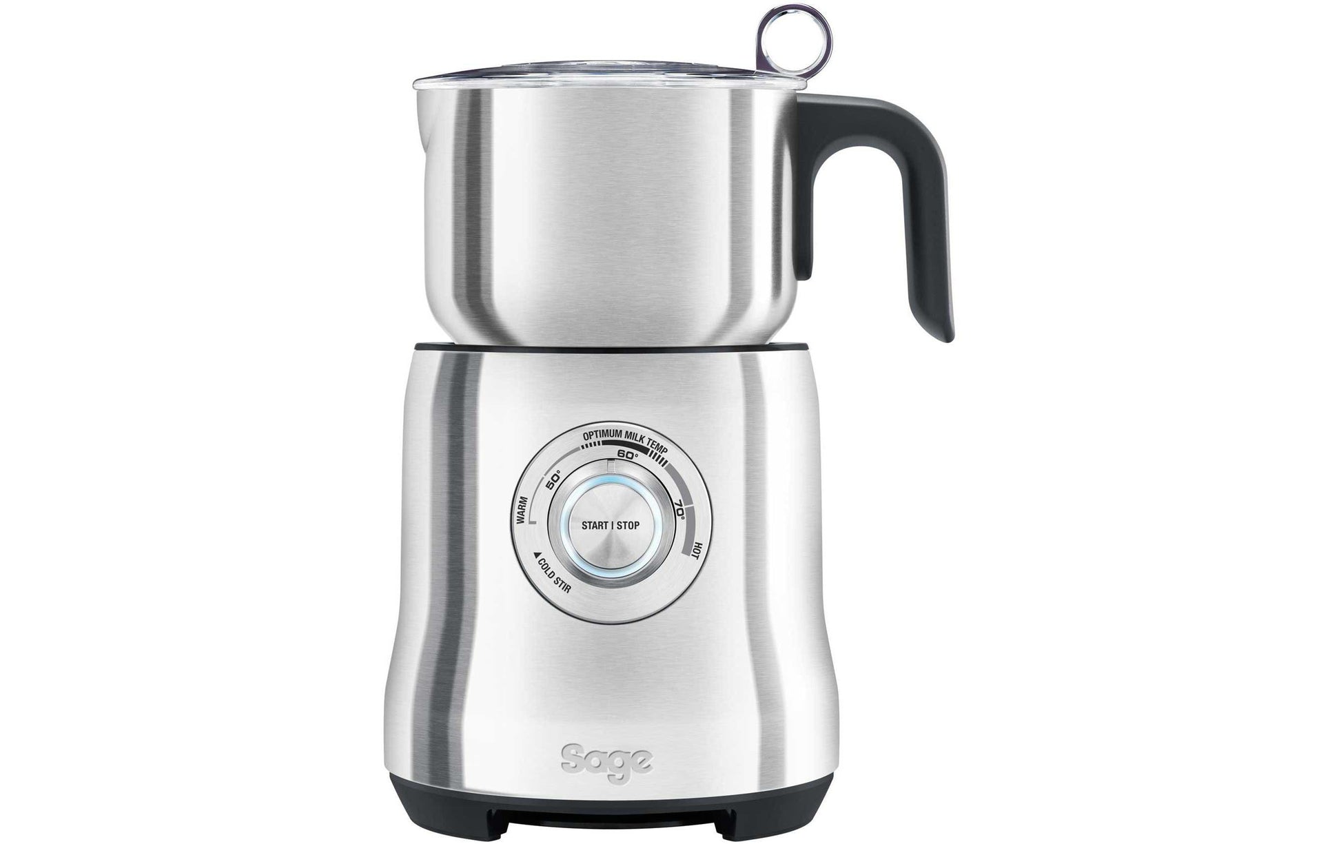 Sage Milchaufschäumer Milk Café – 800 ml, 500 W, Induktion – Silber/Edelstahl