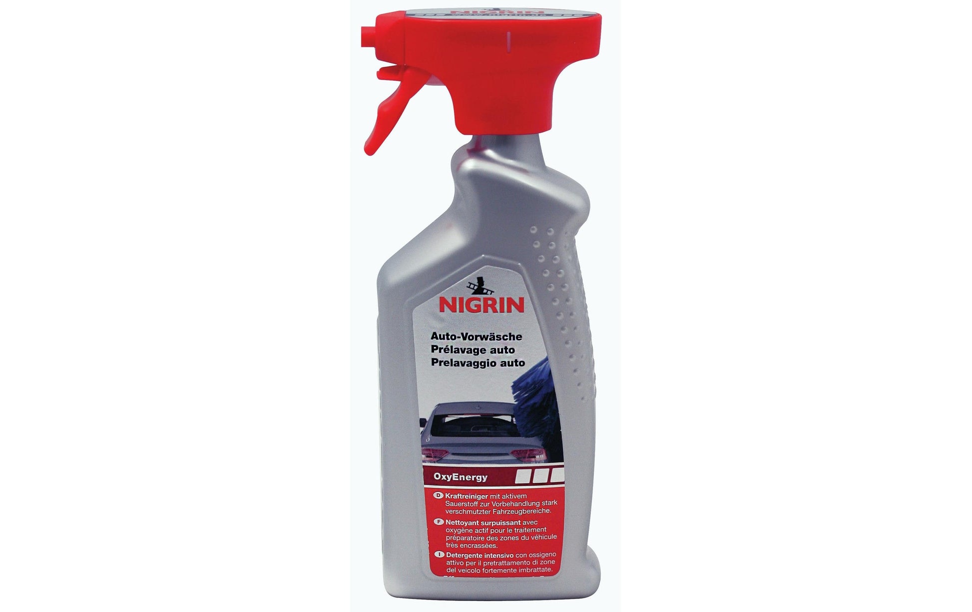 Nigrin Autoshampoo Oxy E – für Aussen & Lack – 500 ml – Spray – 1 Stk.