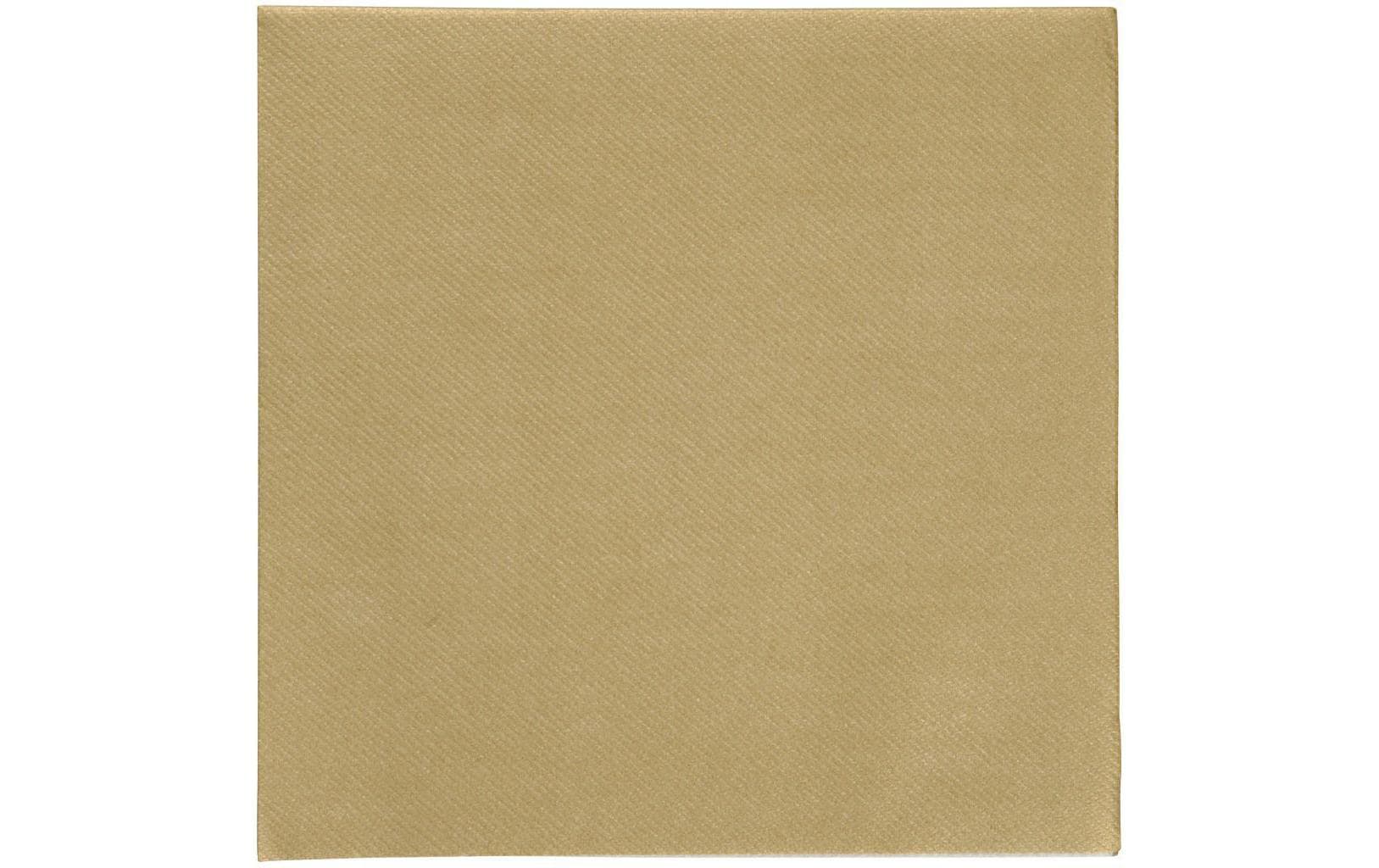 Creativ Company Servietten gold – 40 × 40 cm, 1-lagig – 20 Stück