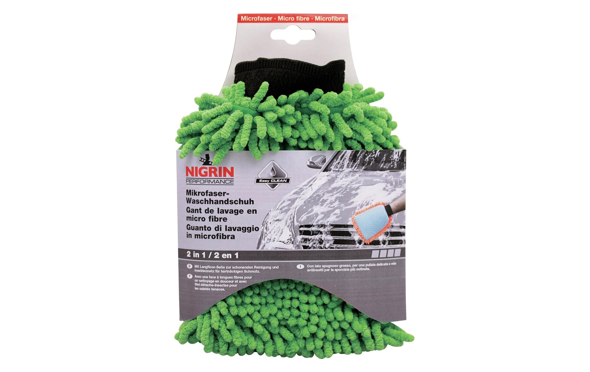 Nigrin Waschhandschuh – Mikrofaser – Gelb