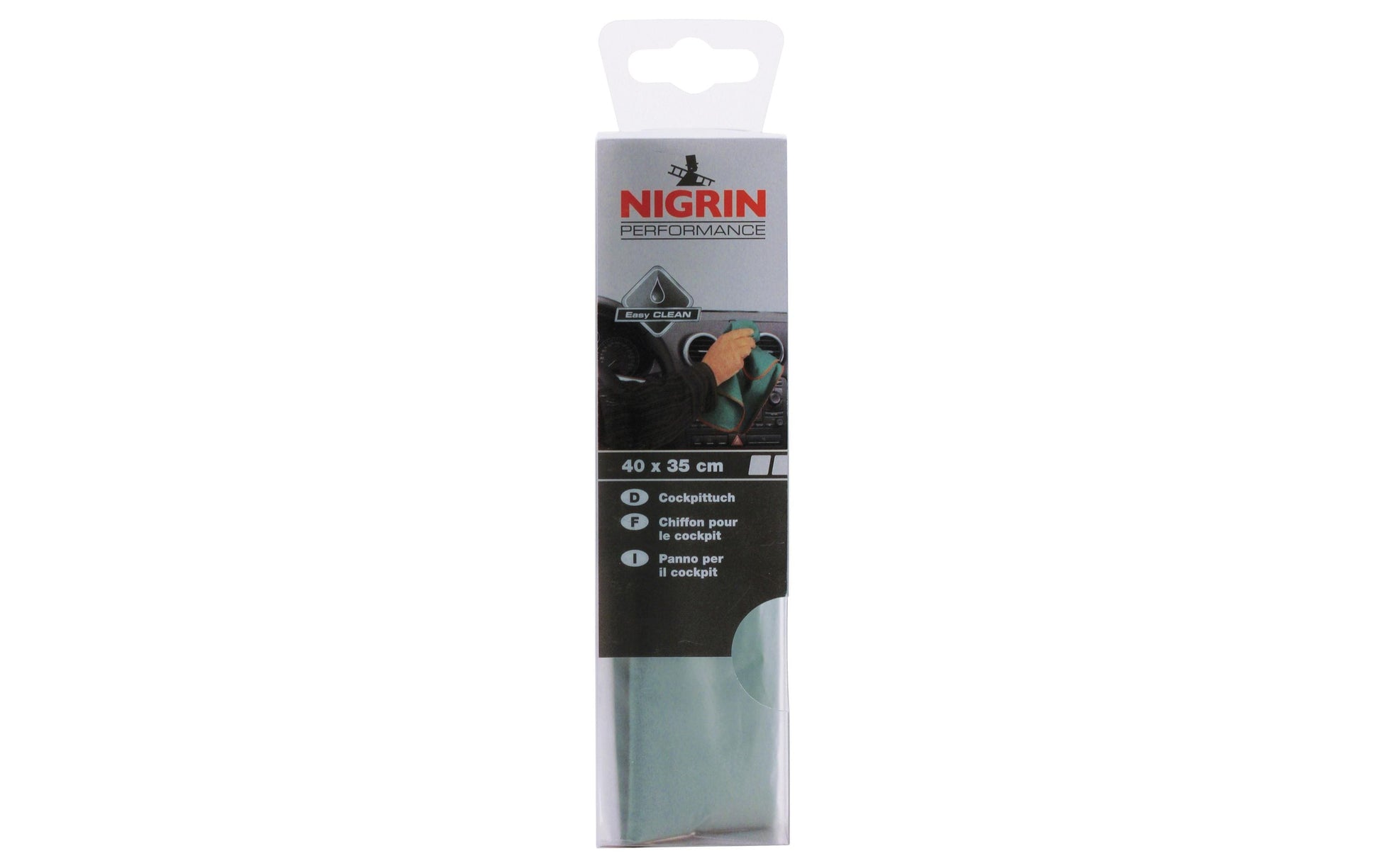 Nigrin Performance Cockpittuch – für Innenraum – Grau