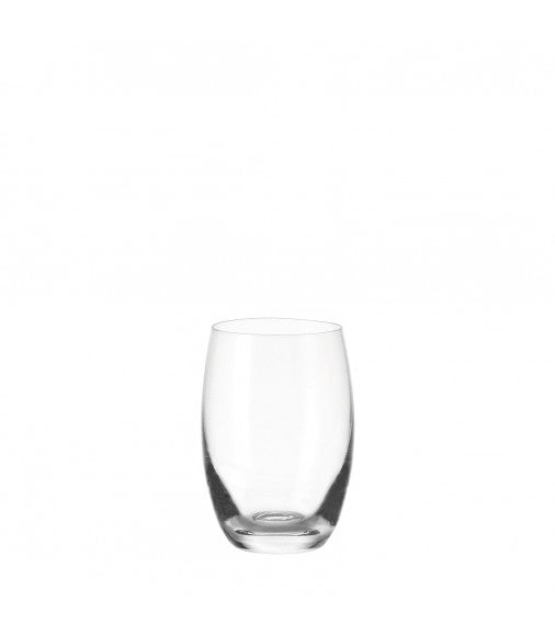 Leonardo Trinkglas – 6er Set, 460 ml, Ø 8,5 cm, H 12,5 cm, Kristallglas, Transparent, spülmaschinenfest