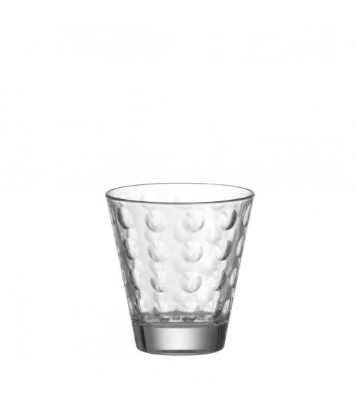 LEONARDO Trinkgläser – 6er Set, 215 ml, Ø 8,5 cm, H 9,0 cm, Kalk-Natron-Glas, Transparent, spülmaschinenfest