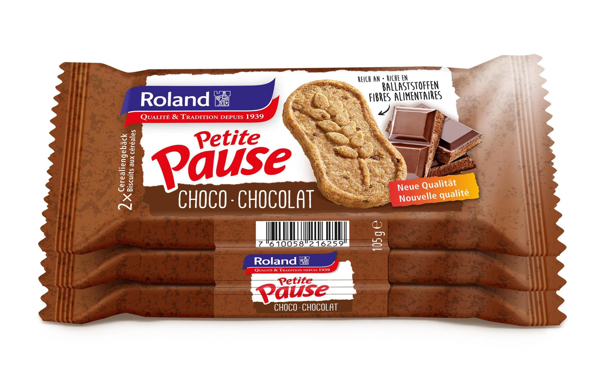 Roland Murten Petite Pause Cracker – Milchschokolade – 150 g