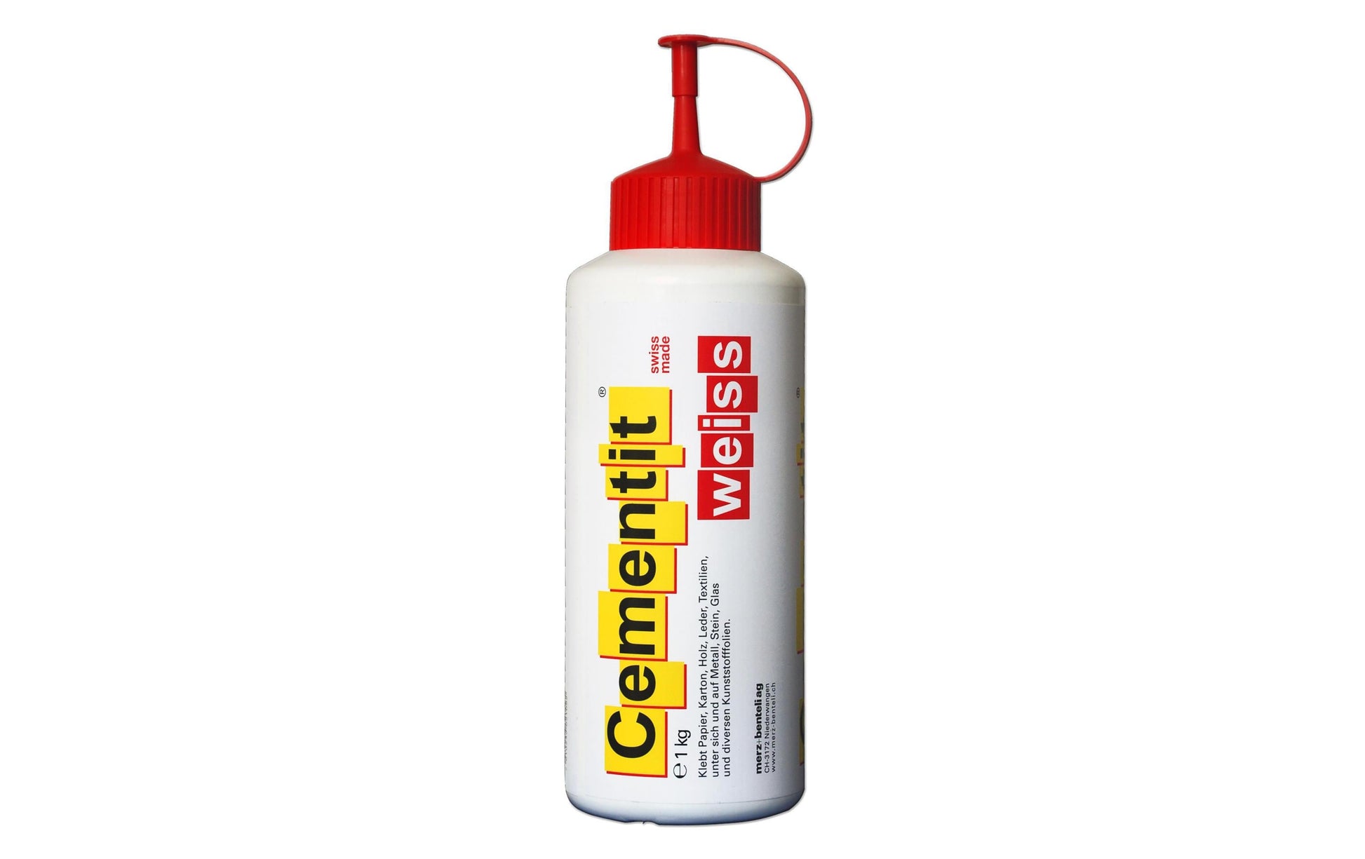 Cementit Bastelleim – Weiss, 1 kg, für Karton