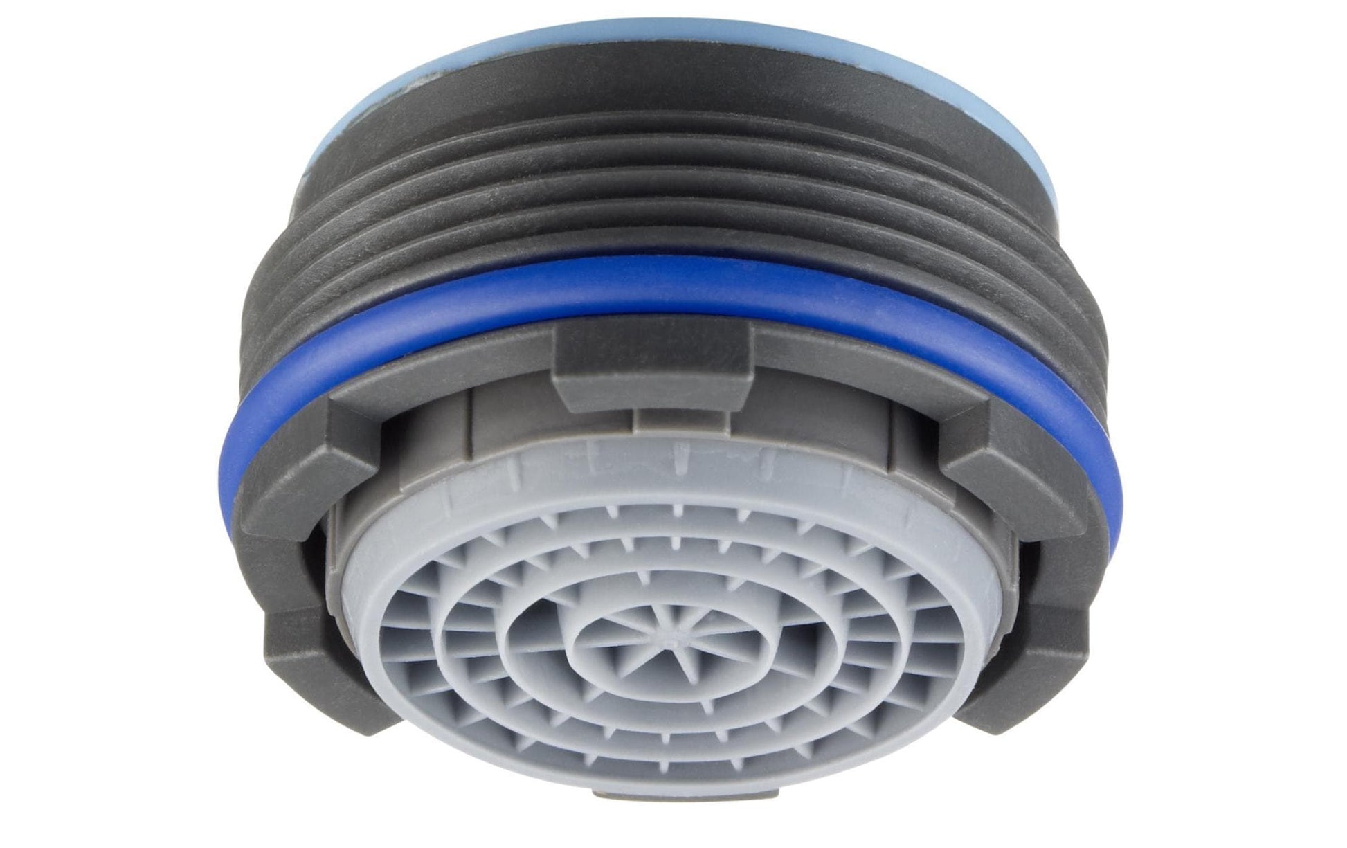 NEOPERL Armaturenbelüfter – 2,4×2,4×1,6 cm, Kunststoff, Durchfluss 13,5–15 l/min, Blau/Grau, 5er-Set