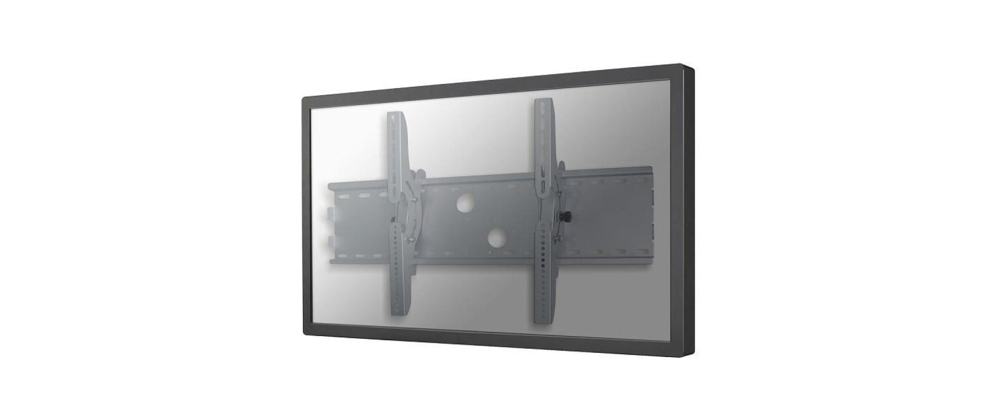 Neomounts PLASMA-W200 – Wandhalterung, neigbar, für 37–85″, VESA 200×200–865×480, bis 100 kg, silber