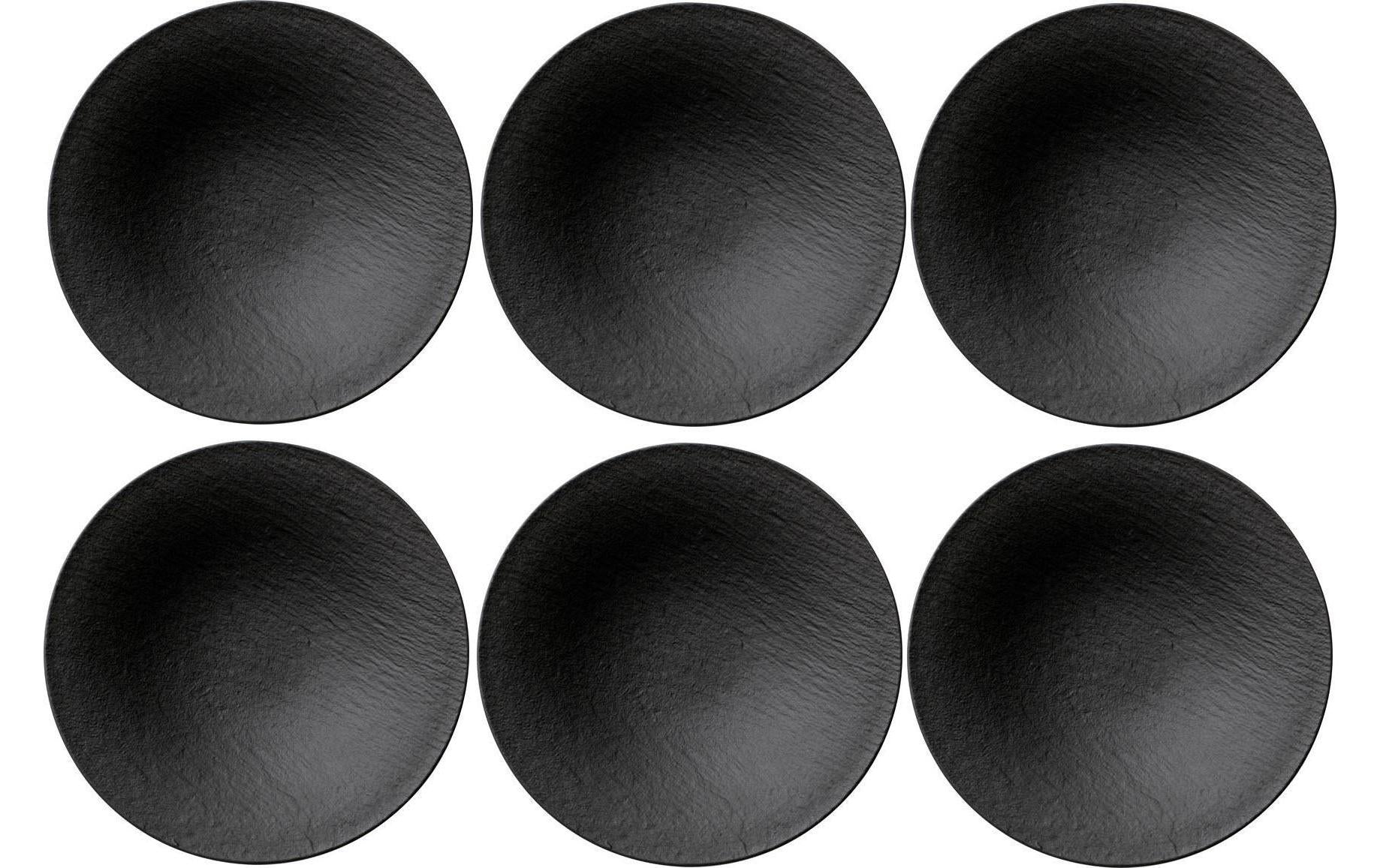 Villeroy & Boch Manu. Rock Suppenteller-Set – Schwarz