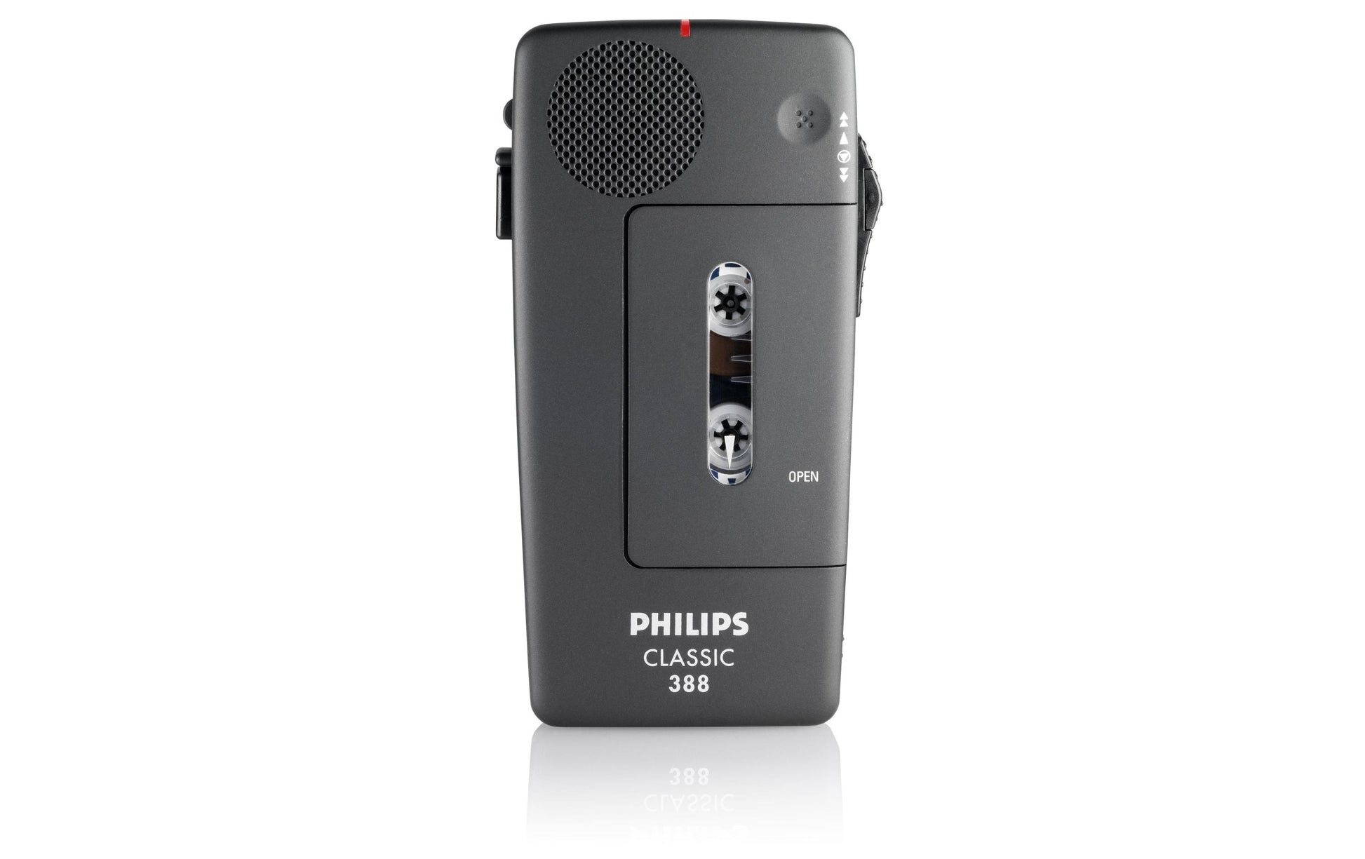 Philips Pocket Memo LFH0388 – Diktiergerät (digital) – Kassette, Batteriebetrieben 2× LR6 – Schwarz
