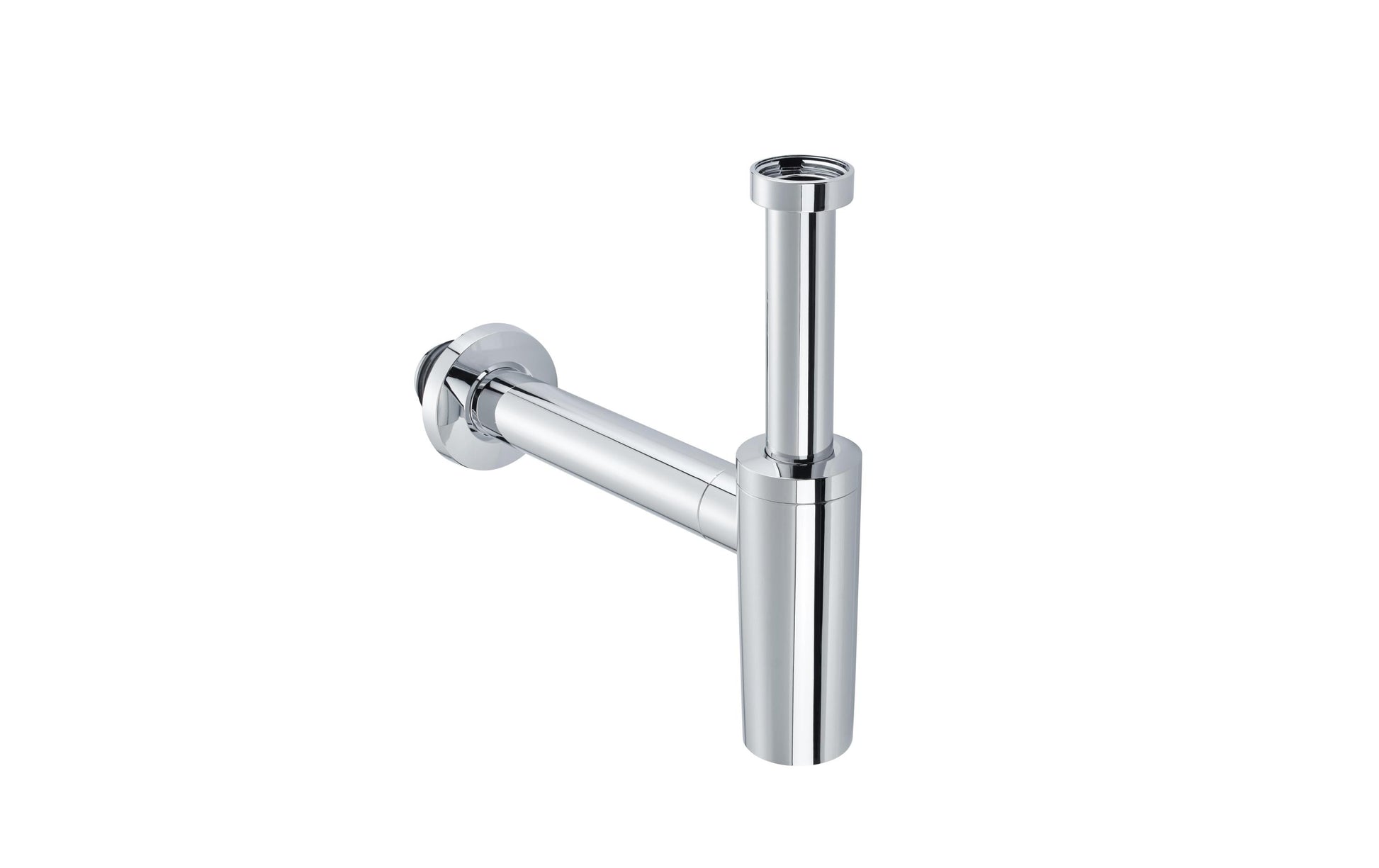 Geberit Waschtischsiphon – 30 cm Tiefe, Kunststoff, Chrom, Anschluss 1 1/4", Abgang Ø4 cm