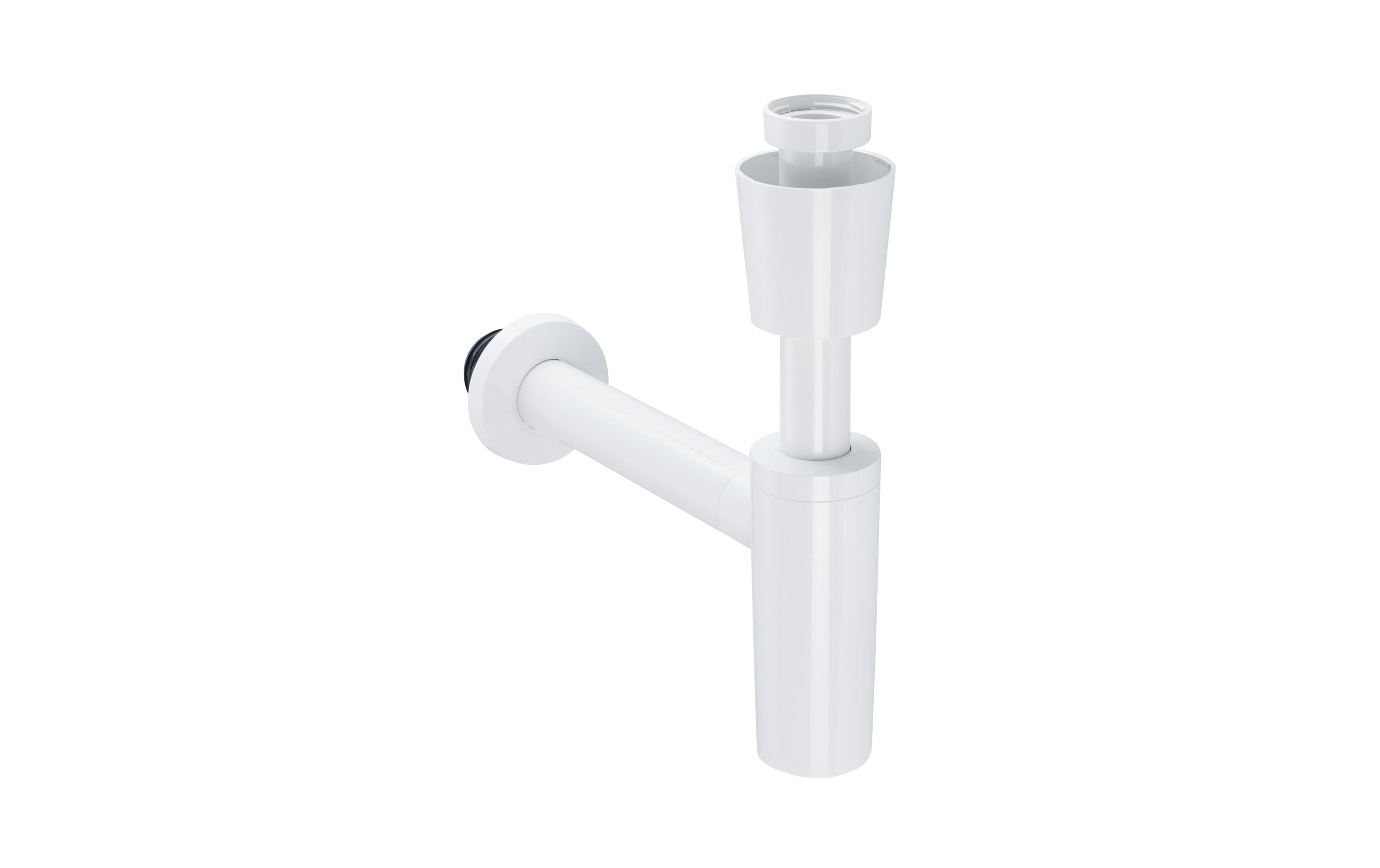 Geberit Siphon – Abgang 4 cm, 30 cm Tiefe, Kunststoff, Weiss