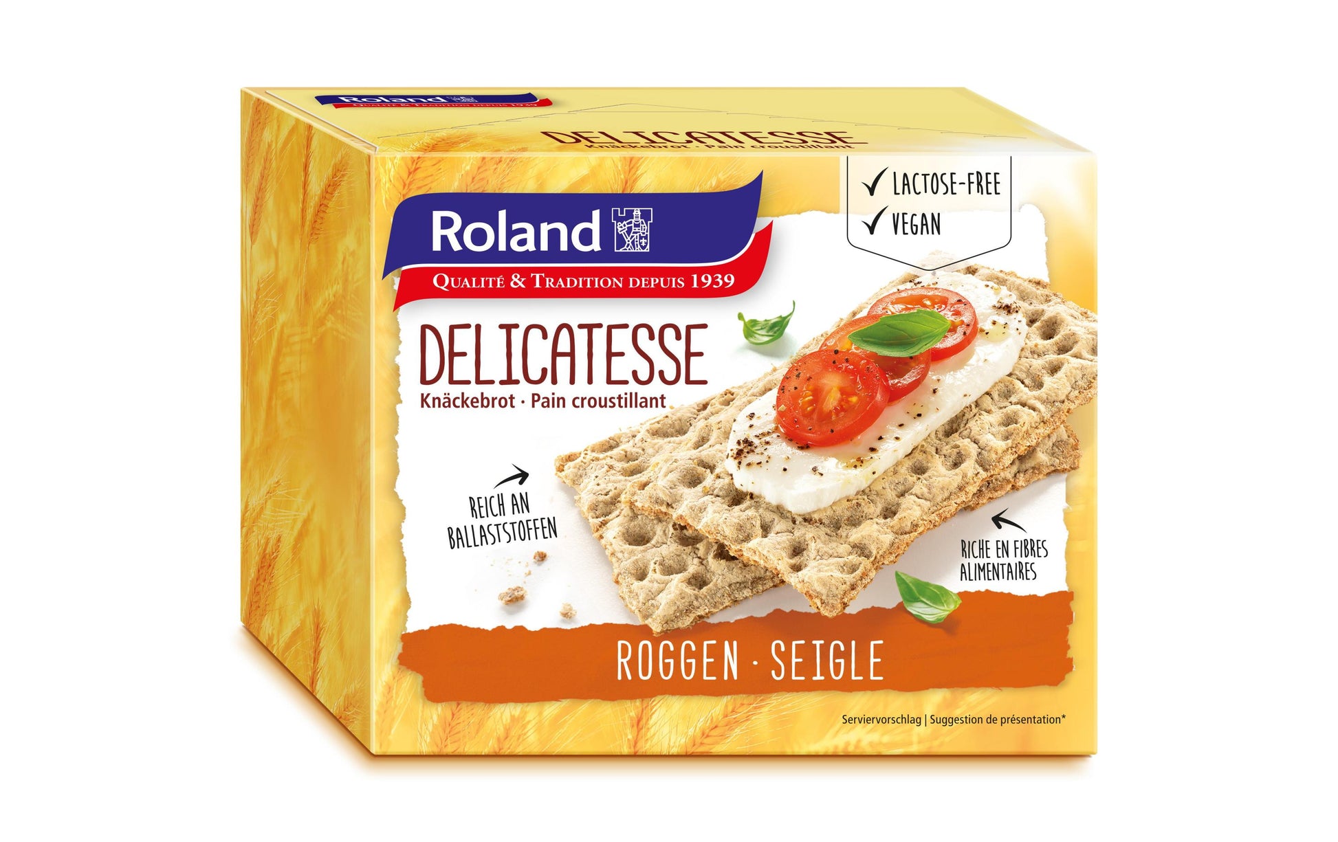Roland Murten Knäckebrot Delikatess, vegan – 200 g
