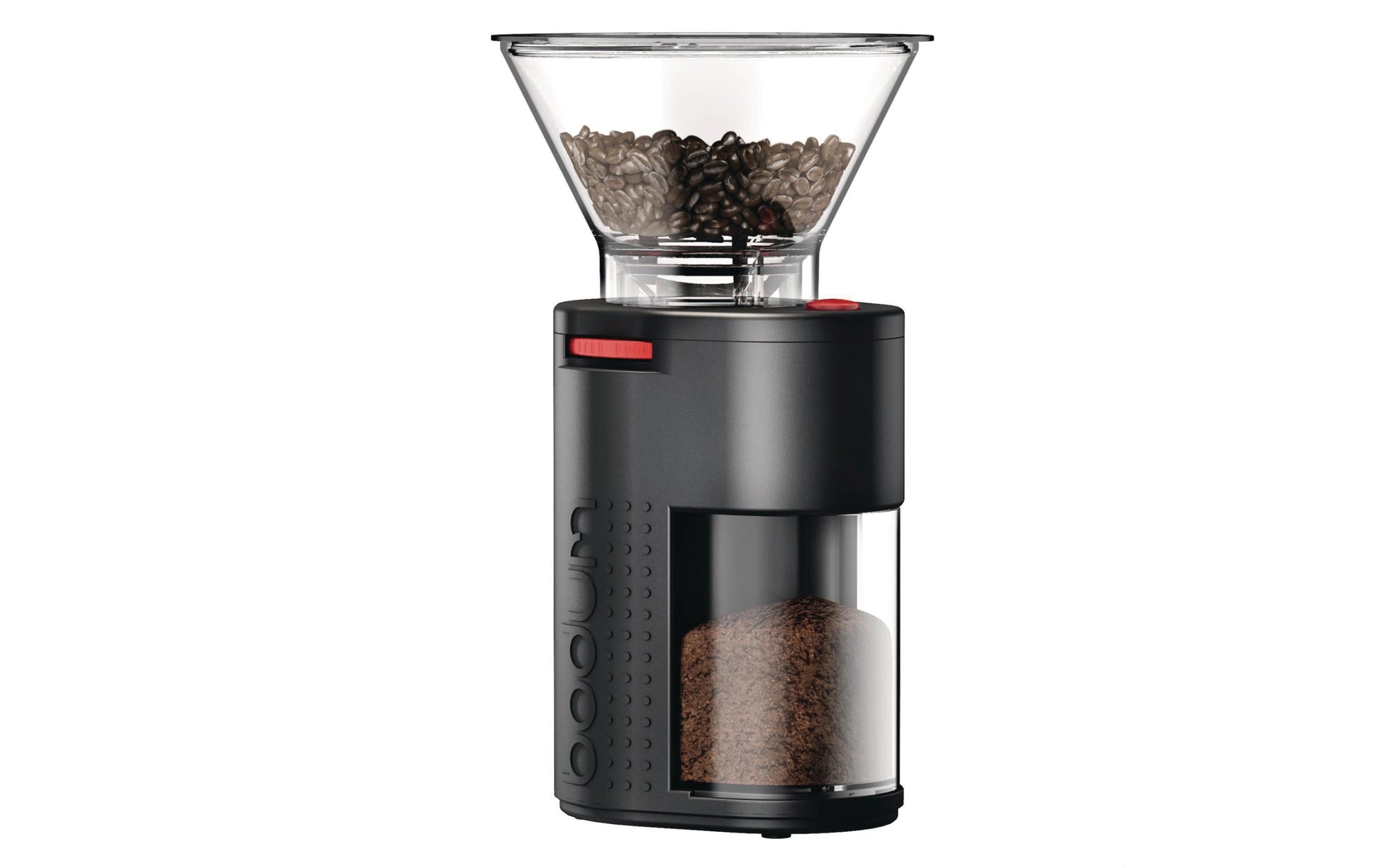 Bodum Bistro Kaffeemühle – Kegelmahlwerk, 220 g, Schwarz