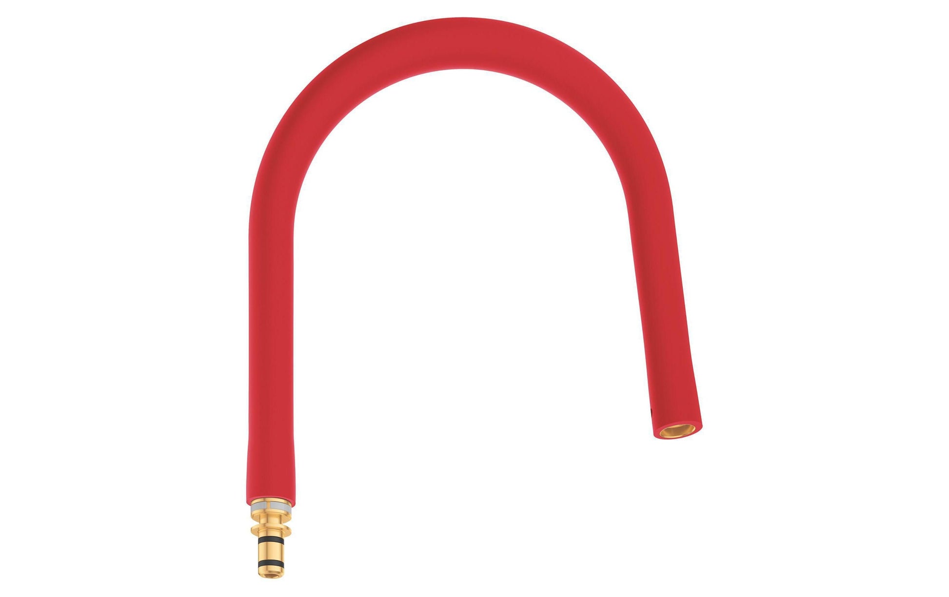 GROHE Armaturenanschluss GROHFlexx – 22 cm, Silikon, Rot