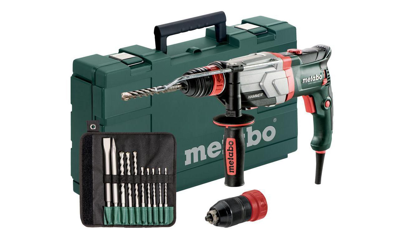 Metabo Netz-Bohrhammer UHEV 2860-2 Quick Set – 1100 W, 3,4 J, SDS-plus, 28 mm