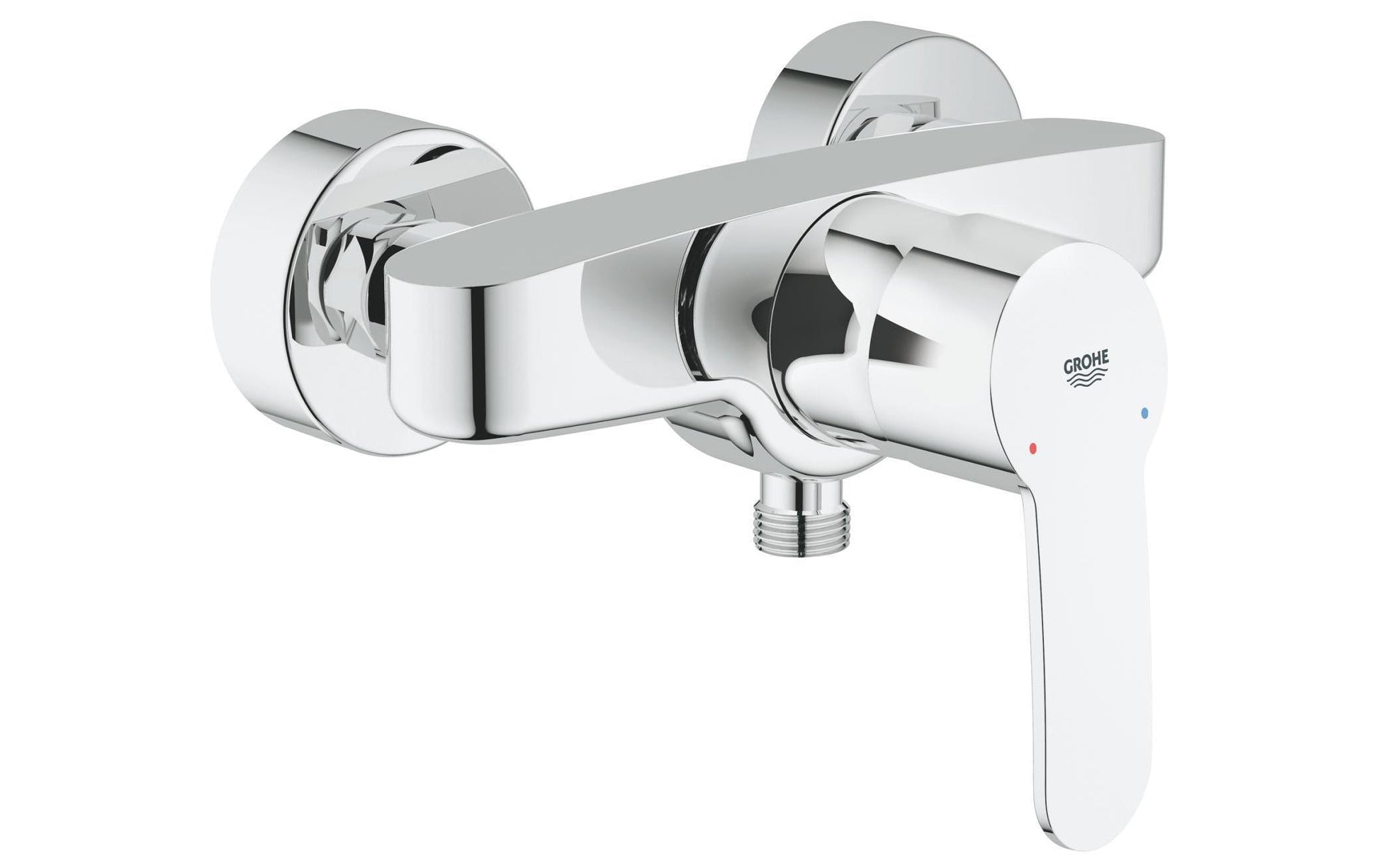 GROHE Badebatterie Eurostyle Cosmopolitan – Einhebelmischer (Unterputz), Messing, Chrom