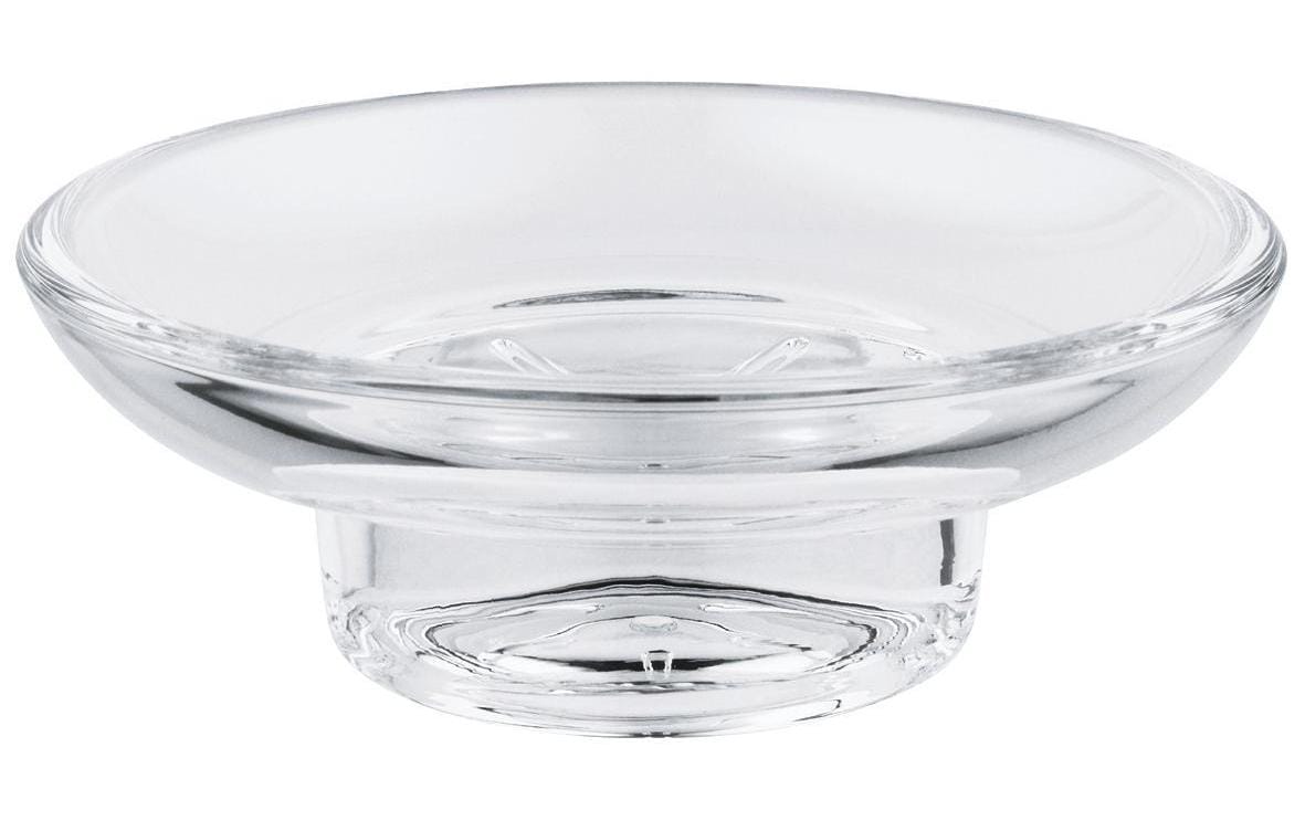 GROHE Seifenhalter (Wand) – Glas, Wandmontiert, Ø11×3,9 cm, Transparent