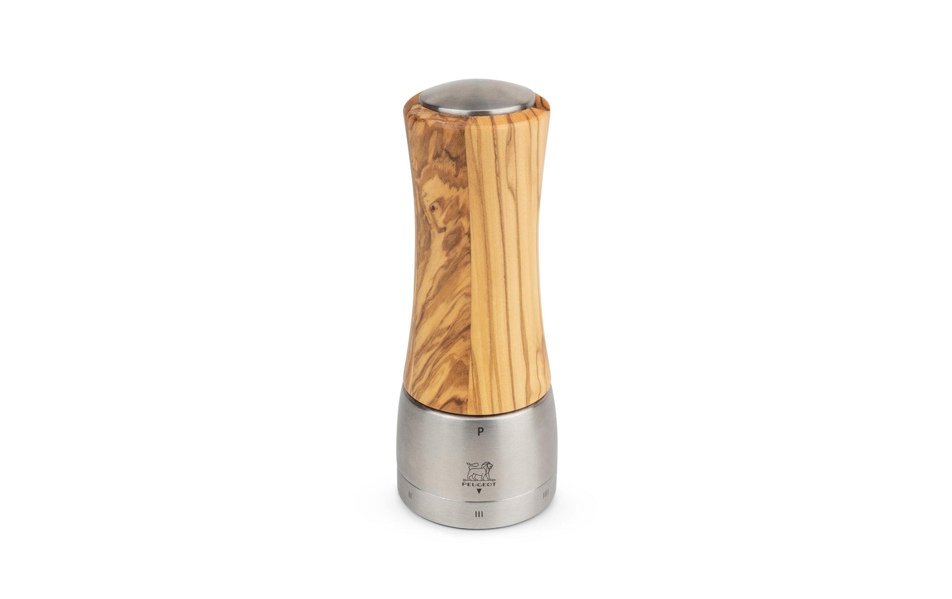 Peugeot Madras – Salz-/Pfeffermühle 16 cm, Olivenholz/Edelstahl, Braun