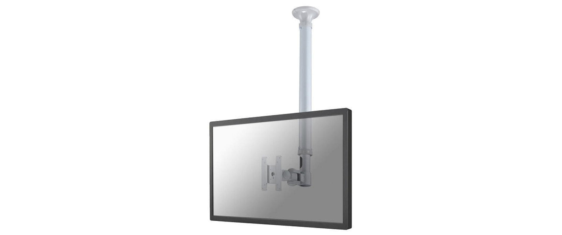 Neomounts FPMA-C100SILVER – Monitor-/TV-Deckenhalterung 10–30", Höhe 79–129 cm