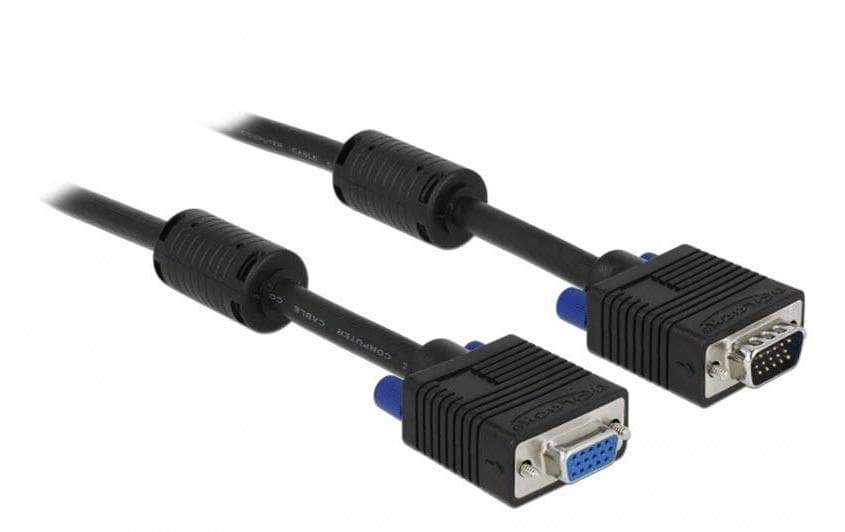 DeLOCK VGA Verlängerungskabel (VGA M–F) – 2 m