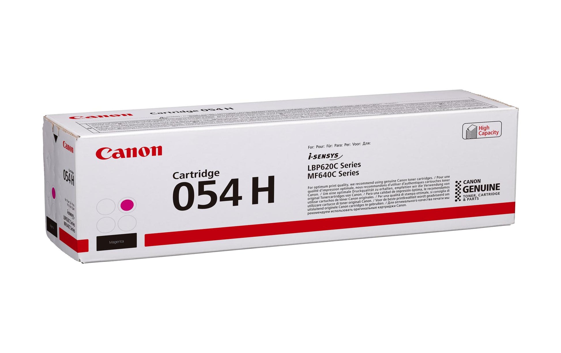 Canon 054 H Tonerkartusche mit hoher Ergiebigkeit, Magenta