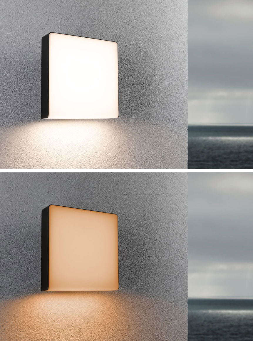 Paulmann Aussenwandleuchte – 700 lm, 8,5 W – Warmweiss, 2200–3000 K – IP44 – Netzbetrieb – für Zigbee