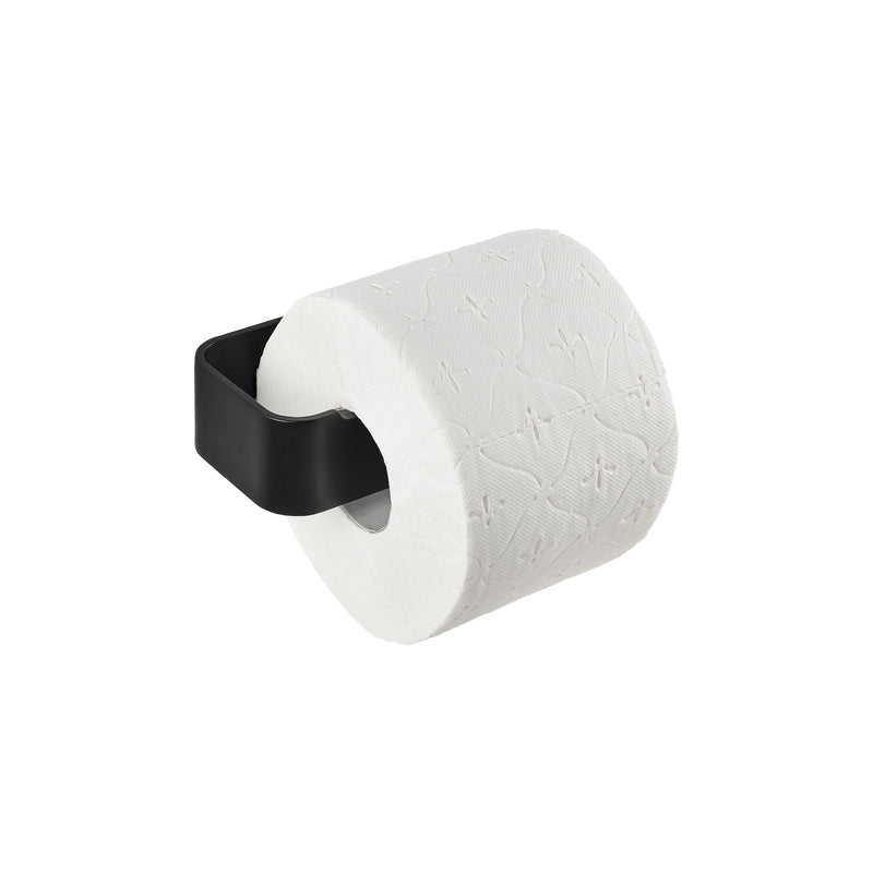 Zone Denmark Ume – Toilettenpapierhalter – Aluminium, schwarz, wandmontiert, 7,6 × 16,4 × 4 cm