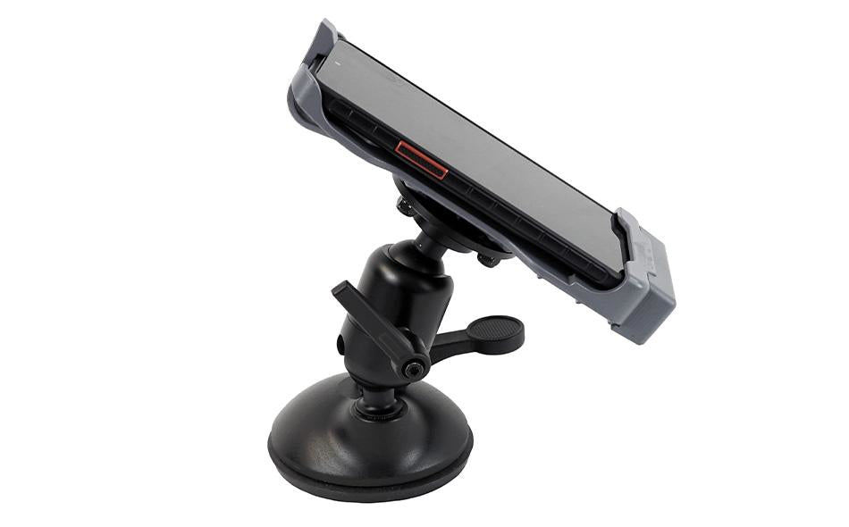 Gamber-Johnson 7170-0910 Kfz-Ladehalterung – Saugnapf – für Galaxy XCover 5 – Schwarz/Grau
