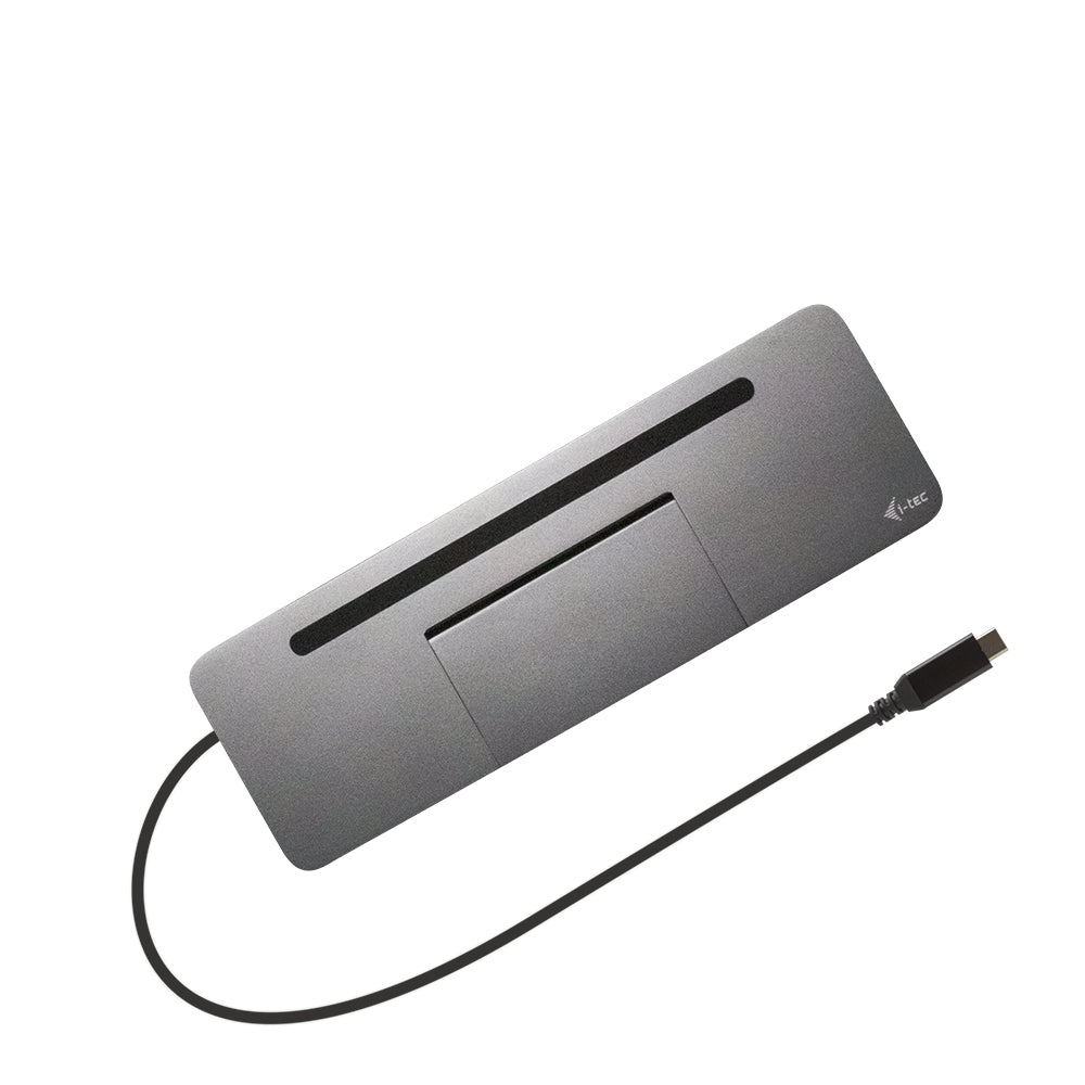 i-tec Dockingstation – USB-C, DP/HDMI/VGA, 4× USB-A, 1× USB-C, 85 W PD, GbE, für Windows/Mac/Linux