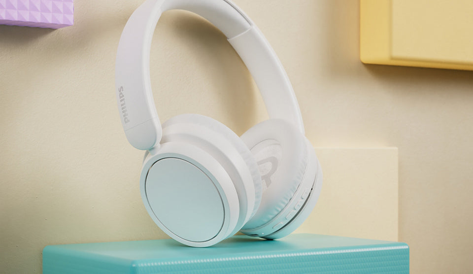 Philips TAH5209WT/00 Over-Ear Kopfhörer – Stereo, BT 5.3, Weiss