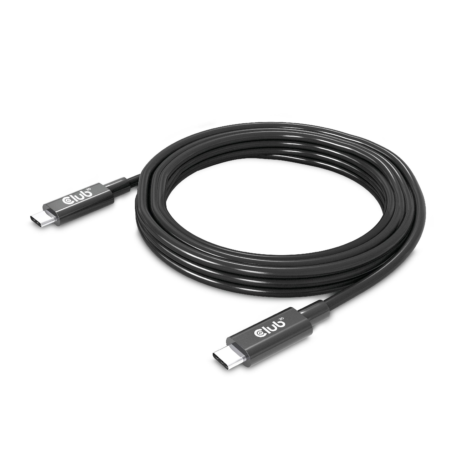 CLUB3D USB-Kabel, USB-C zu USB-C, 3 m, USB4, Lade-/Datenkabel