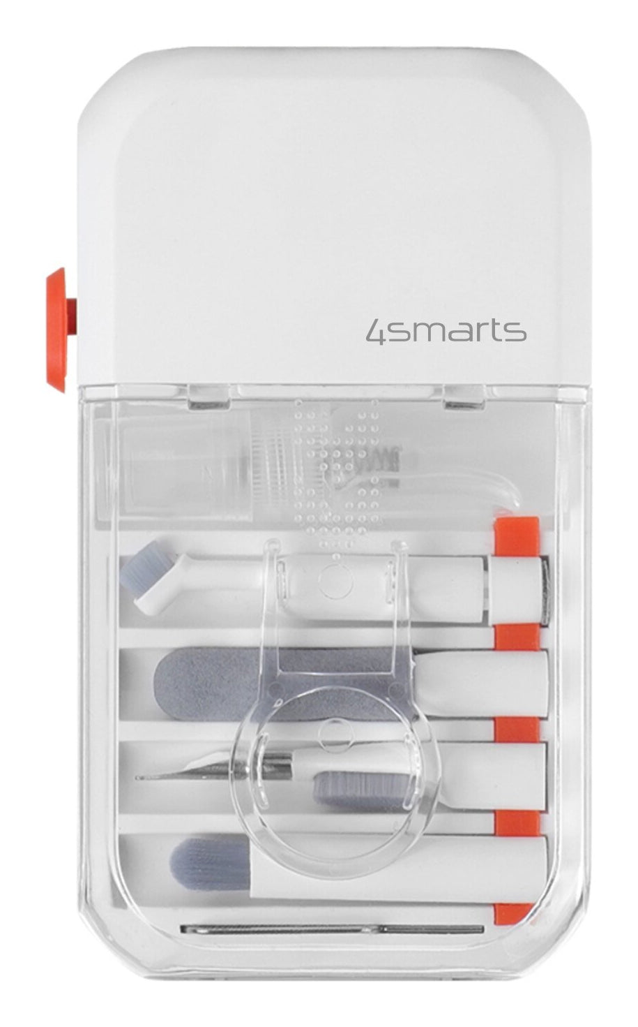 4smarts Display-Reinigungsset, 10er-Set – für Smartphones und Geräte – Weiss/Grau