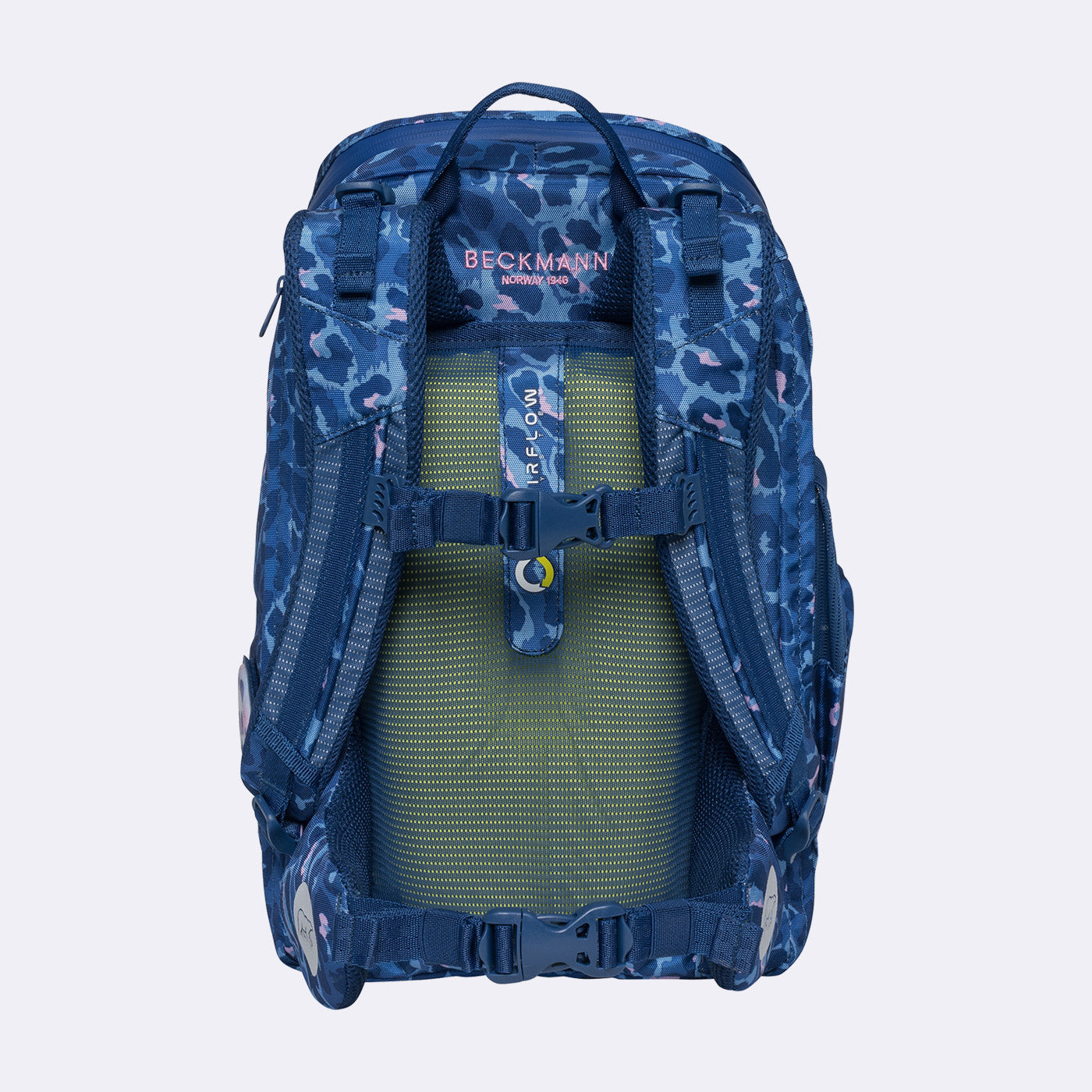 Beckmann Schulrucksack Active Air Flx – 6-teilig – Cheetah