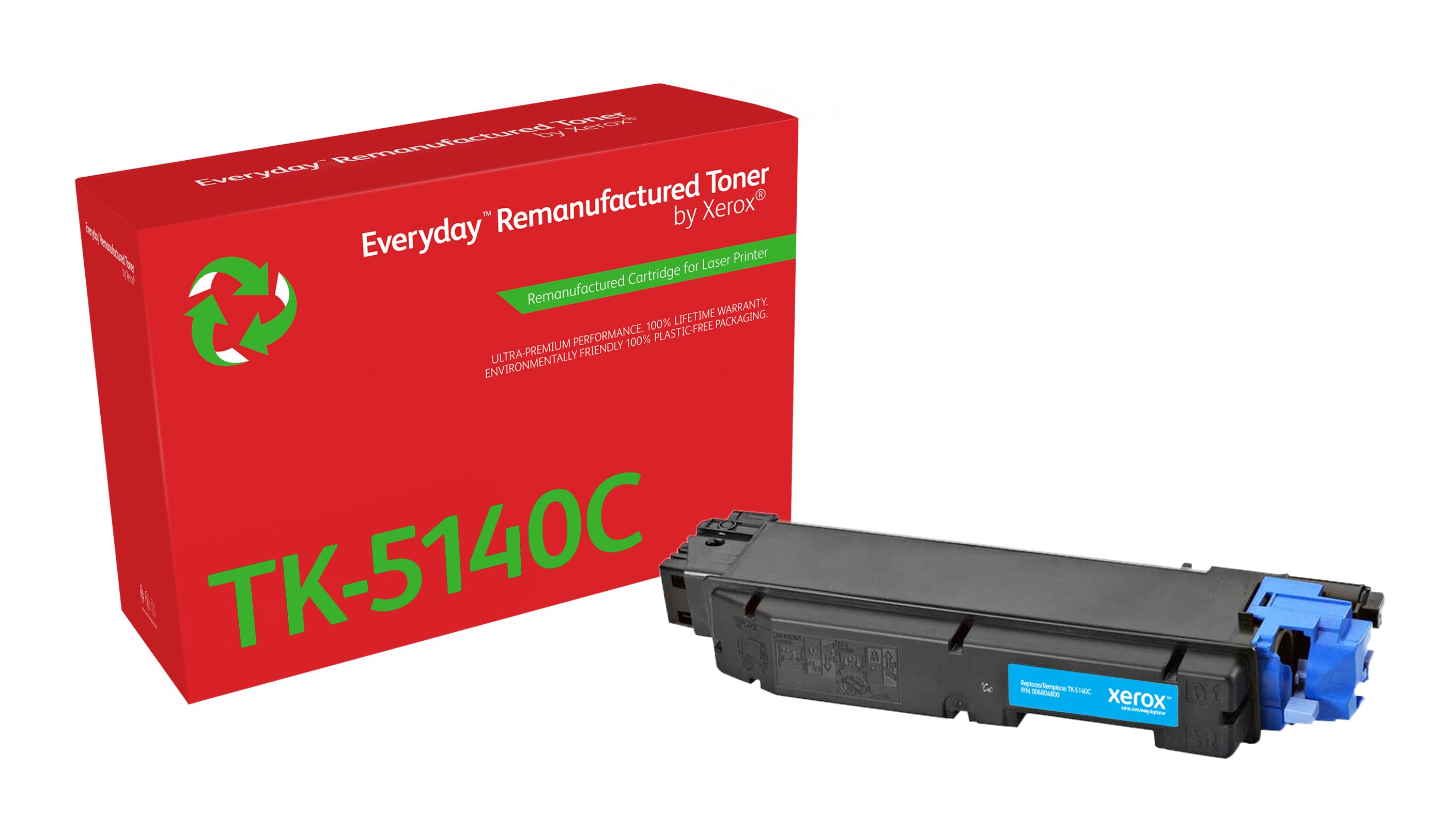 Xerox TK-5140C Cyan Toner – Kompatibel – 5'000 Seiten – für Kyocera ECOSYS M6030cdn/M6530cdn/P6130cdn