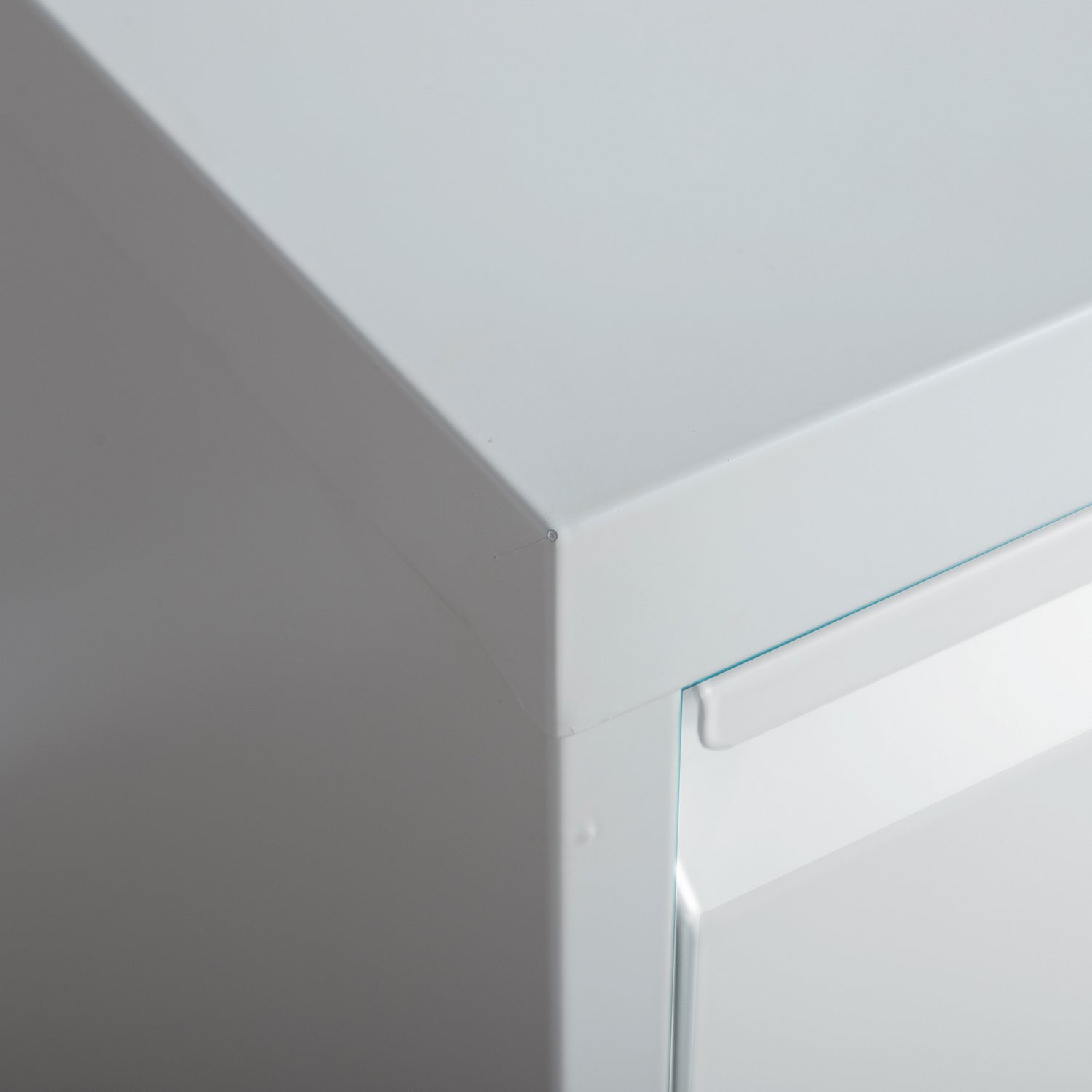 Phoenix Safe Co. FC1003GGK – Aktenschrank, 3 Schubladen, abschliessbar, Stahl, 450 × 620 × 1025 mm, Grau