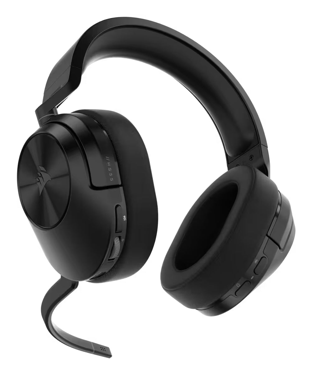 Corsair HS55 WIRELESS – Over-Ear Gaming-Headset – 2,4 GHz (USB-Empfänger), 7.1 – Schwarz – bis 24 h