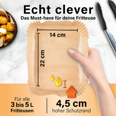 Gourmetmaxx Backpapier 22 × 14 × 4,5 cm, Papier, Braun