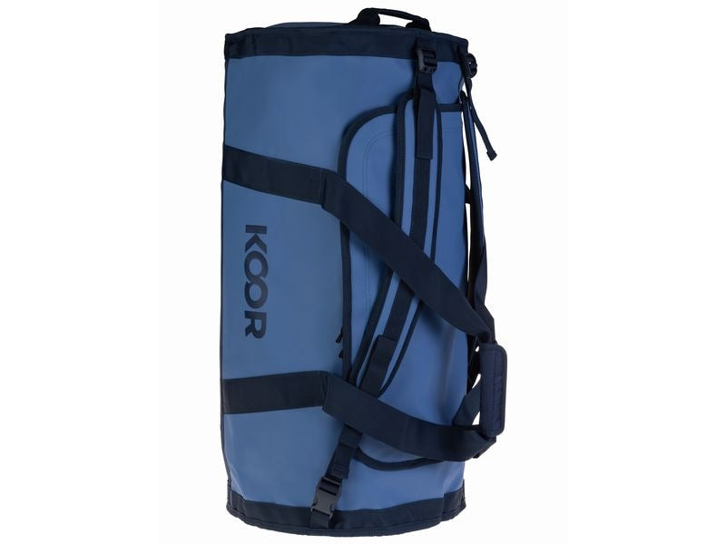 KOOR Sporttasche – 70 l, aus rPET, blau, 38,5 × 38,5 × 73 cm